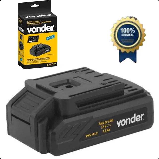 Bateria Vonder Pfv012 Lítio Pfv012i Parafusadeira Furadeira
