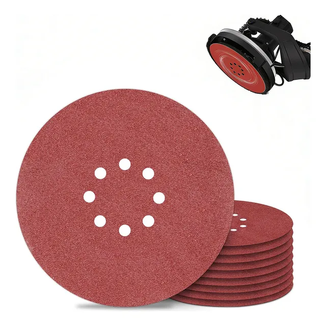 Kit 20 Discos Lixa 225mm 9 Pol Para Lixadeira Girafa Parede
