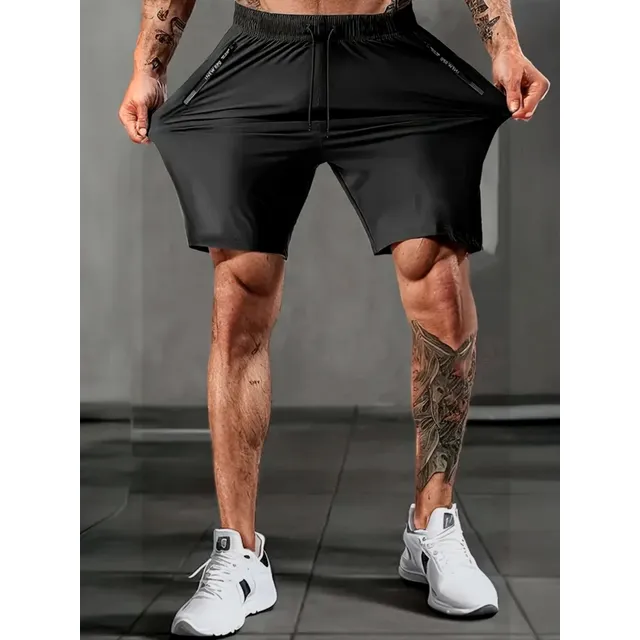 Bermuda Masculina Slim Fit Esportiva Fitness Com Elastano St