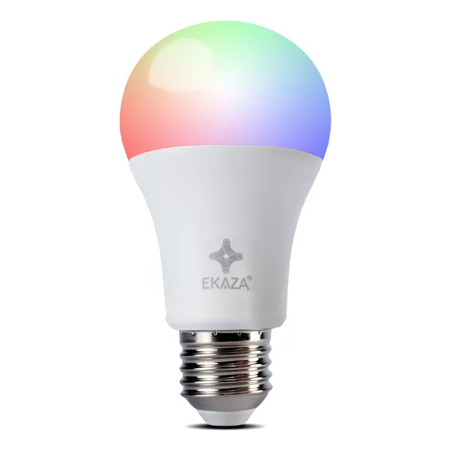 Lâmpada Inteligente Ekaza Ekhm-t609 Rgb A60 9w+3rgb Smart Alexa E Google Home 127/220v