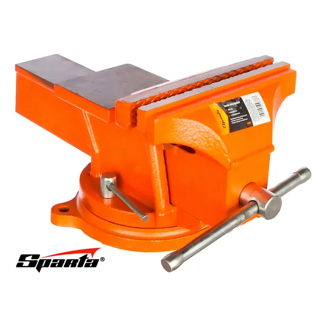 Morsa Bancada N°5 Giratória C/bigorna Embutida Profissional