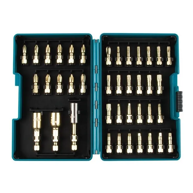 Jogo De Bits Para Paraf 40pç Torção Linha Gold B69543 Makita