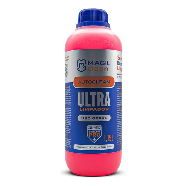 Magilclean - Ultra Limpador Auto Clean - Shampoo Automotivo Removedor Sujeiras 1,15 Litro
