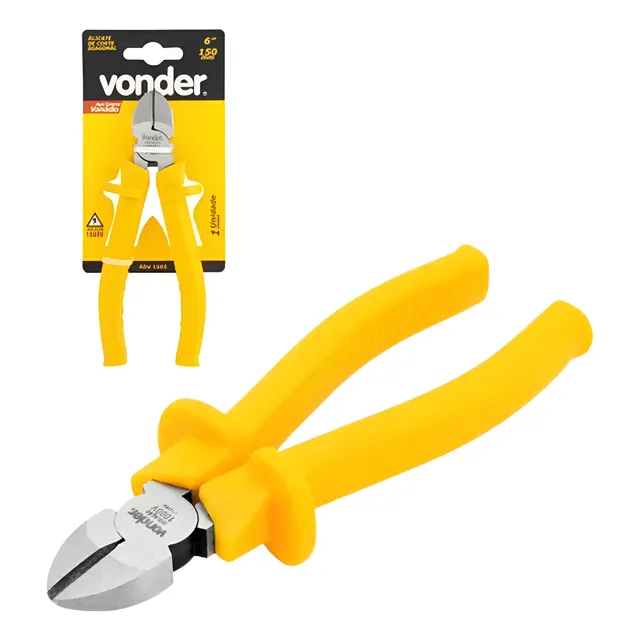 Alicate De Corte Diagonal Isolado 6  1000v Vonder