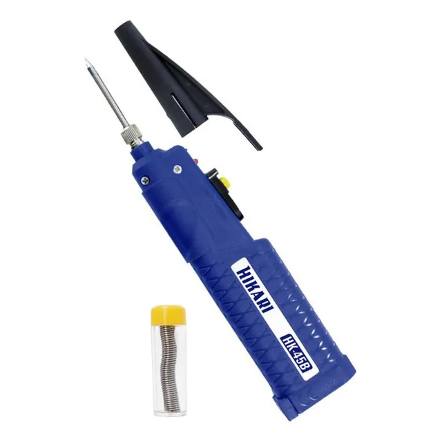 Ferro De Soldar Portátil Bateria 8w Hk-45b + Estanho