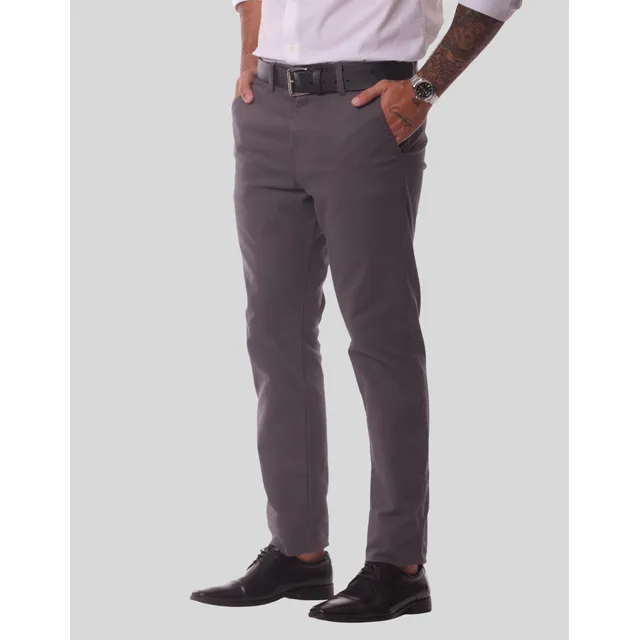 Calça De Sarja Masculina Bolso Faca/embutido C/ Lycra