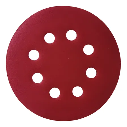 Disco Lixa Pluma 125mm 8 Furos Lixadeira Roto Orbital 20 Und