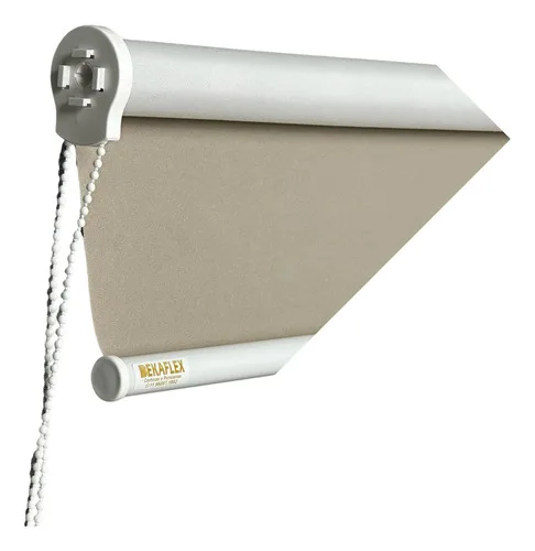 Cortina Rolo Blackout Porta Janela 1,40x1,40 Blecaute 0% Luz