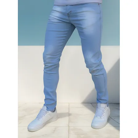Calça Jeans Skinny Masculina Com Lycra Estica Muito Exclusiv