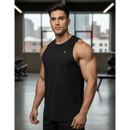 Regata Dry Fit Uv Camiseta Masculina Academia Treino Voker