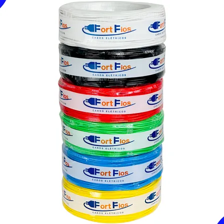 Fio Elétrico Cabo Flexível 2,5mm Rolo 100m Metros Antichamas