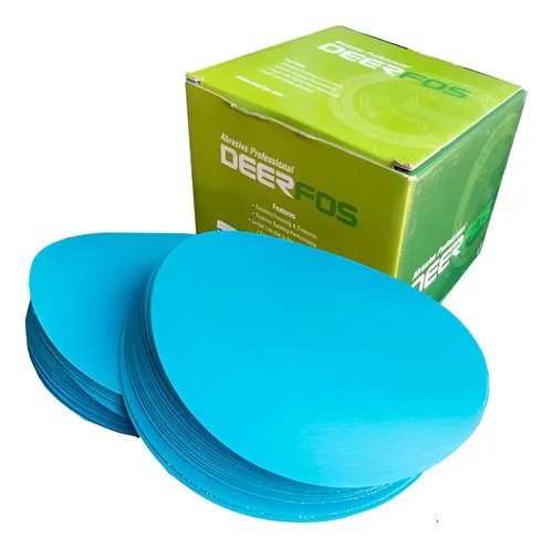 5 Discos De Lixa Para Lixadeira Orbital 125mm 80 Ao 2000