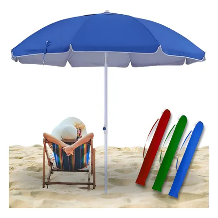 Guarda Sol Gigante 2,40m Uv Praia Piscina Respirável Verão