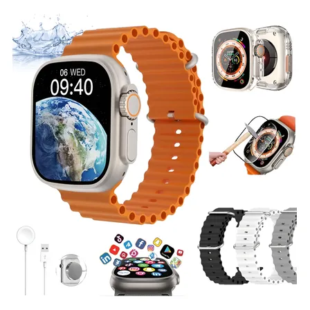 Smartwatch Microwear Ultra S10 49mm Prova D'agua 2025+brinde