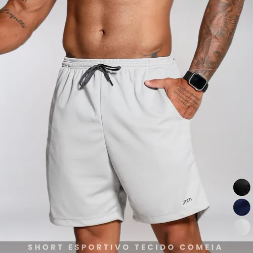 Bermuda Esportiva Masculina Futebol Short Treino Academia