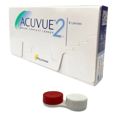 Lente De Contato Acuvue 2 Incolor Grau Johnson Pronta Entreg