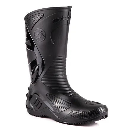 Bota Pvc Chuva Impermeável Motociclista Motoboy Motoqueiro