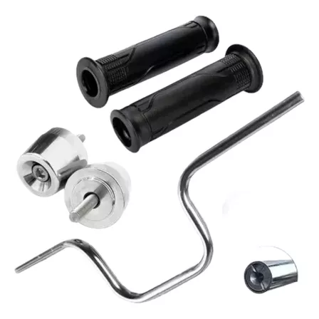 Kit Peso Pcx C/ Manopla Vazada + Guidão Cargo 160 2016/2022