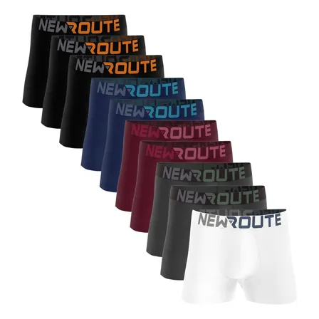 Kit 10 Boxer Cuecas Microfibra Cueca Box Masculinas Full