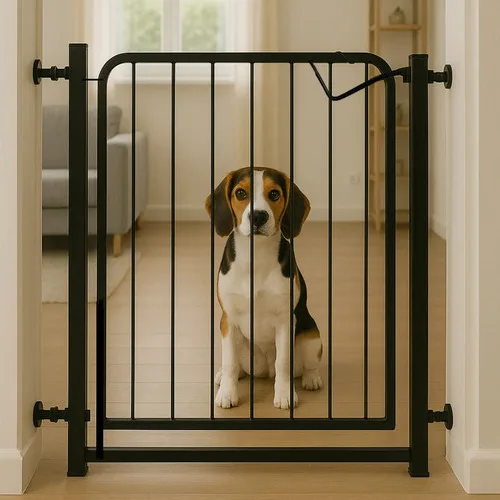 Portão Pet Crianças Reforçadas 68 A 92 Cm Regulável Grade