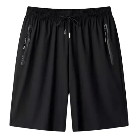 Short Masculino Bermuda Praia 2 Bolsos Zíper Secagem Rápida