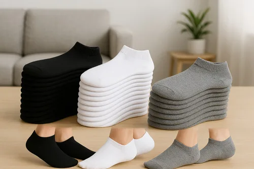 Kit 24 Pares Meia Soquete Cano Curto Unissex Atacado Cores