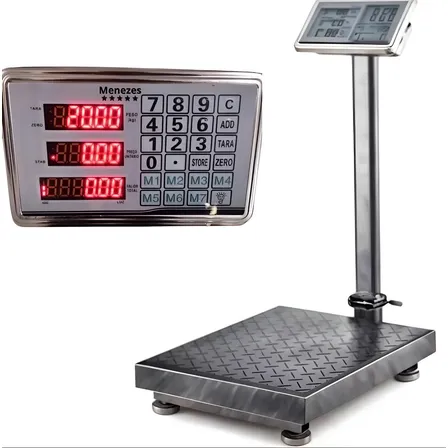 Balança De Plataforma Digital 400kg 40x50  C/c + Garantia