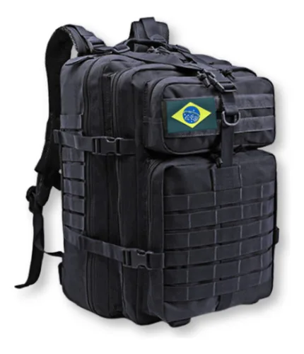 Mochila Tática Grande Resistente 50l Para Viagem Aventura