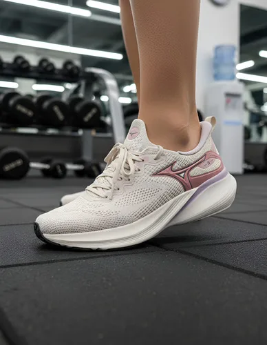 Tênis Mizuno Glow 3 - Feminino - Bege