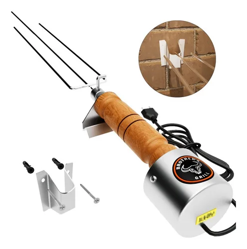 Espeto Giratório Elétrico Brothers Grill Linha Eco Churrasco