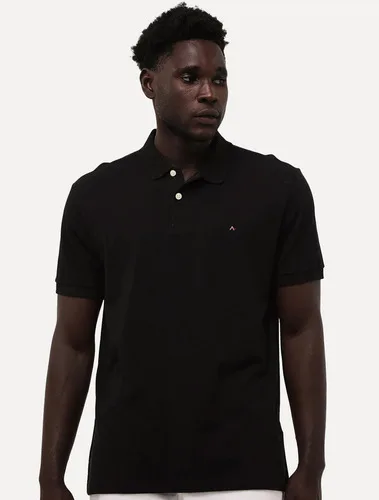Polo Aramis Masculina Piquet Lisa Light Icon Preta Original