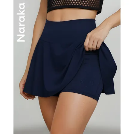 Short Saia Academia Feminino Cintura Alta Legging Fitness