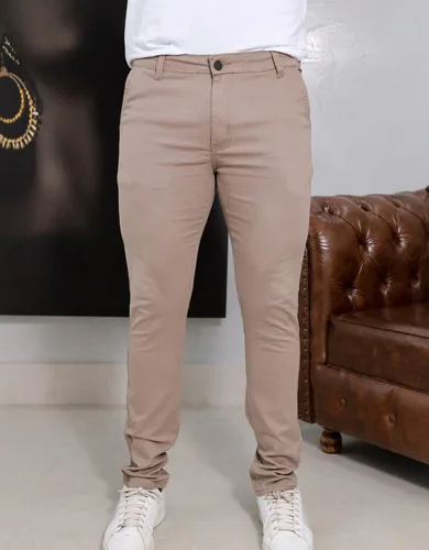 Calça Masculina Sarja Premium Esporte Fino Bolso Faca Lycra