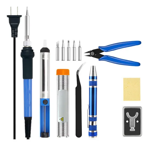 Conjunto De Ferro De Solda De 60 W Ferramenta De Dessoldagem