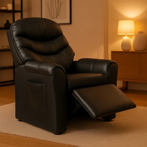 Cadeira Moderna Estofada Com Encosto Ajustável P/ Escritório