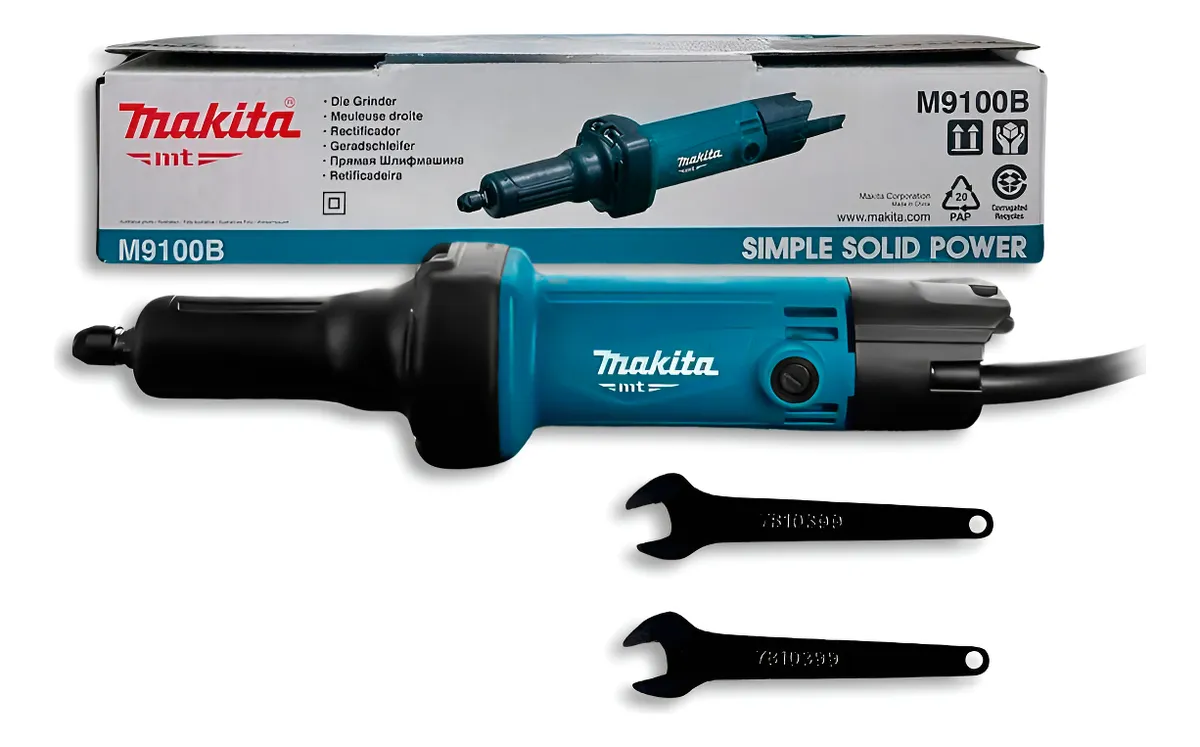 Retificadeira Reta Elétrica Makita M9100b 480w 1/4 S/maleta