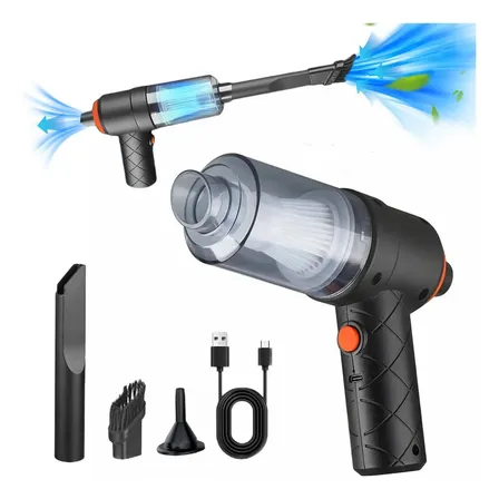 Aspirador De Pó Portátil 2 Em 1 Recarregável Filtro Hepa