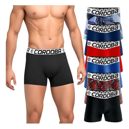 Kit 6 Cuecas Masculinas Boxer Variadas Alta Qualidade Aaa