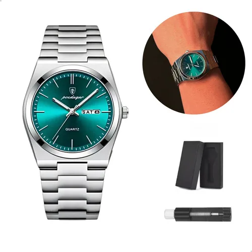 Relógio Suiço Old Money Luxo Minialista C/caixa E Ajustador