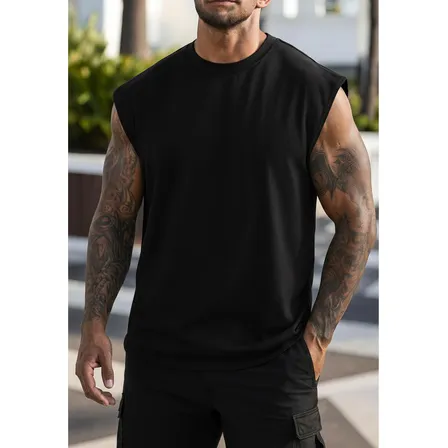 Regata Oversized Masculino Tamanho Grande Básica Lisa