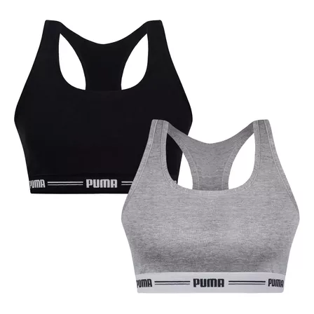 Kit 2 Top Academia Puma Treino Fitness Esportivo Algodão
