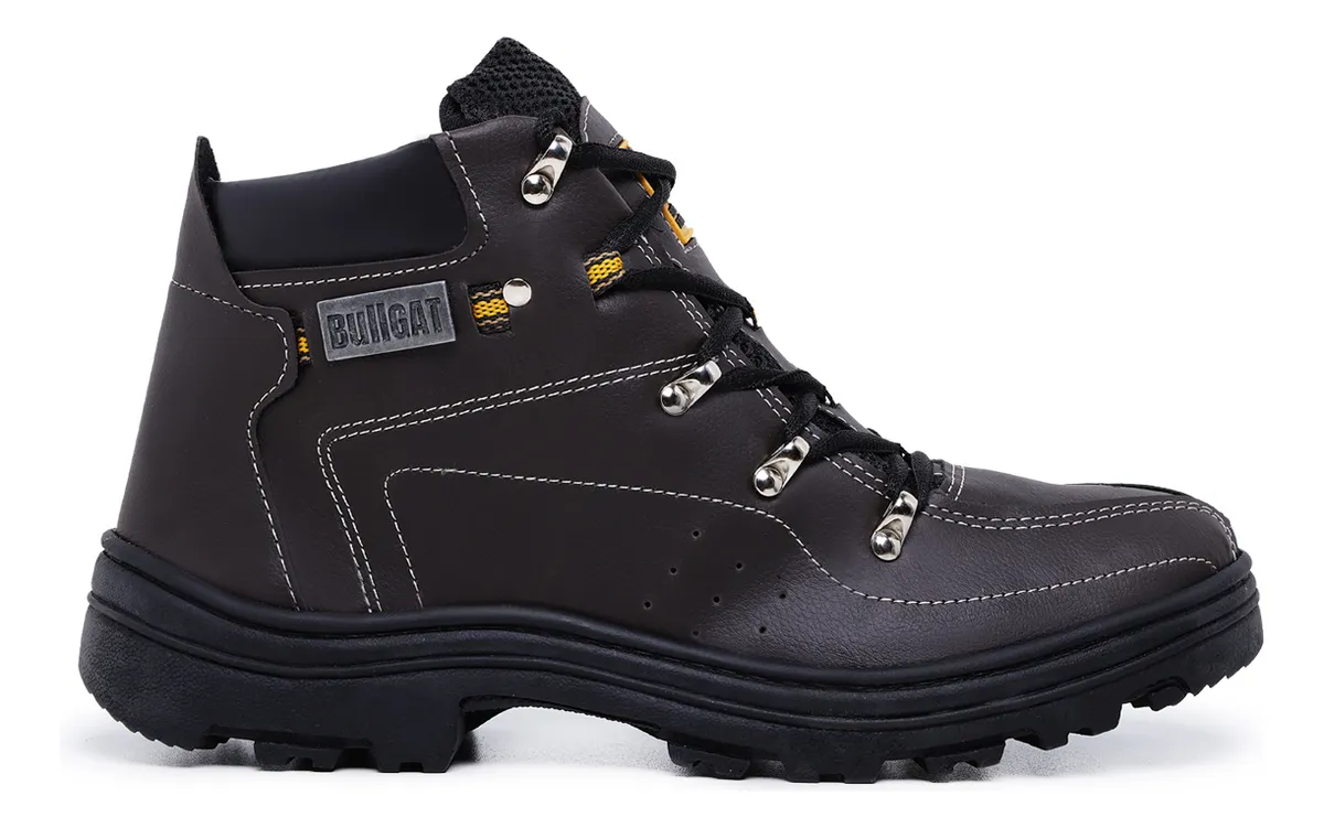 Bota Coturno Adventure Masculino Motoqueiro Cano Médio