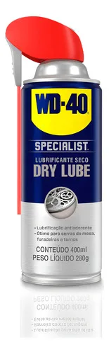 Wd40 Spray Lubrificante Seco Antiaderente 400ml