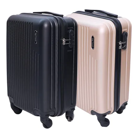 Kit Mala 10kg Casal Viagem Giratória Anti-furto Abs Férias