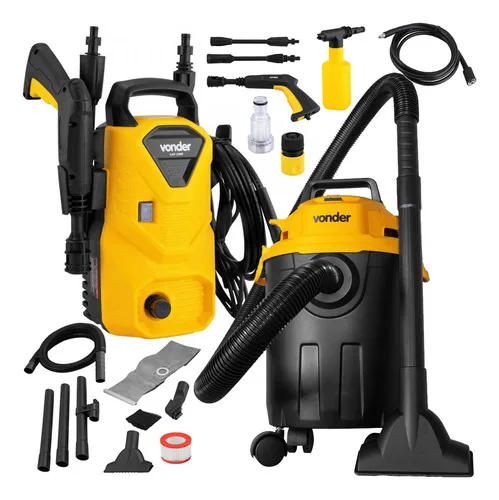 Lavadora Alta Pressão Potente 1200w Aspirador Pó Água Vonder
