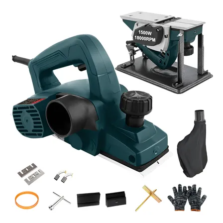 Plaina Elétrica Manual Profissional 1500w 2 Lâminas Dobevi