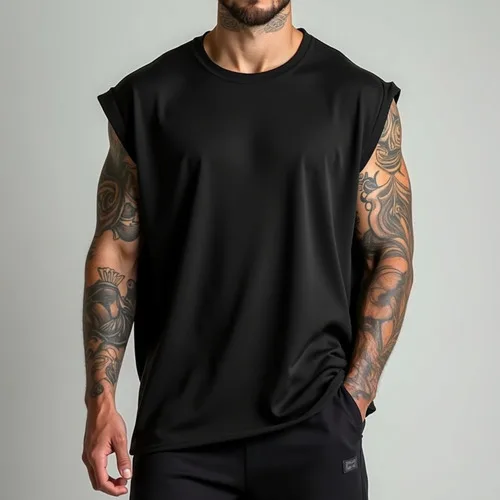 Regata Masculina Oversized Machão Muscle 100% Algodão
