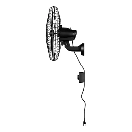 Ventilador Osc Parede 50cm Preto Grade Aco Ventisol