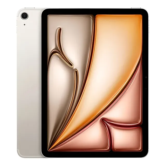 Apple iPad Air de 11" Chip M3, Wi-Fi Cellular 128 GB cor estelar - Distribuidor Autorizado