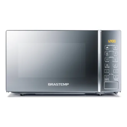Micro-ondas Brastemp 20 Litros Em Inox Espelhado - Bms20ar 127v